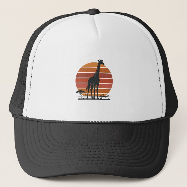 Casquette Conception de chemise vectorielle Safari Coucher d (Devant)