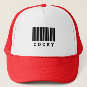 Casquette conception de code-barres