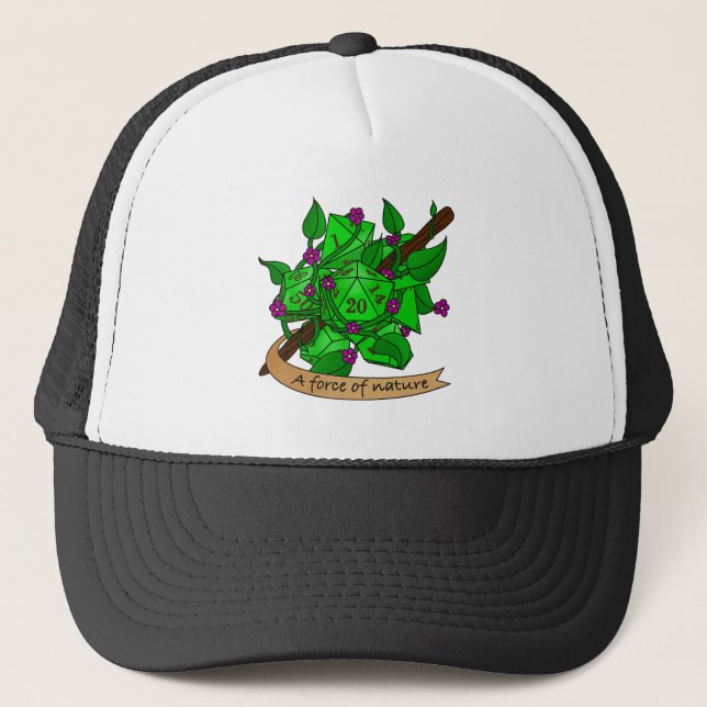 Casquette Conception de dés Druid (Devant)