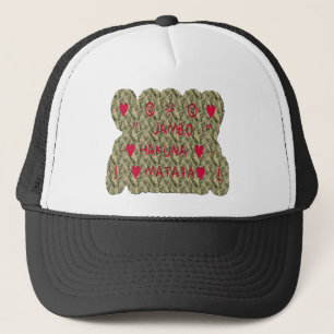 Casquette Conception de dessin d'art d'impression Hakuna Mat
