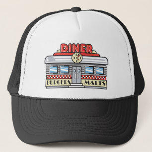 Casquette conception de diner rétro