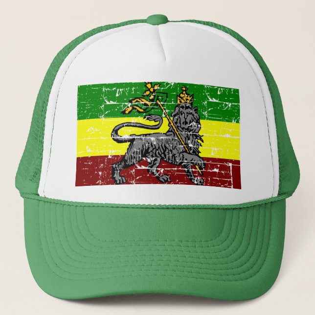 Casquette Conception de drapeau de Rastafarian (Devant)