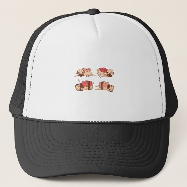 Casquette Conception de Foodie de Teckels Drôles (Devant)