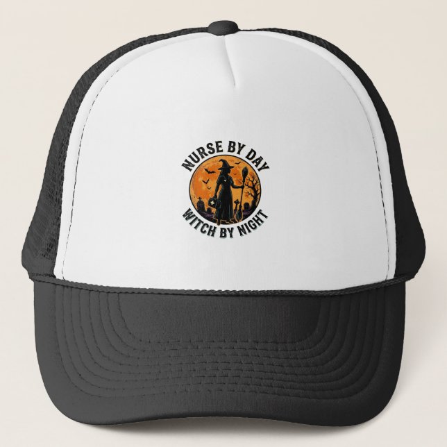 Casquette Conception de garde décalée effrayante de Hallowee (Devant)