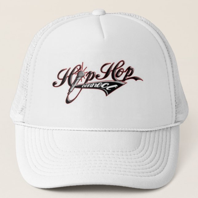 Casquette Conception de HHop (blanc de base) (Devant)