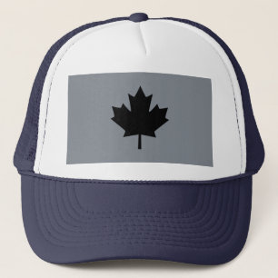 Casquette Conception de la feuille d'érable noire canadienne