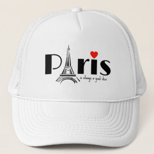 Casquette Conception de la Tour Eiffel de Paris