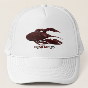 Casquette Conception de l'écrevisse fraîche bouillie
