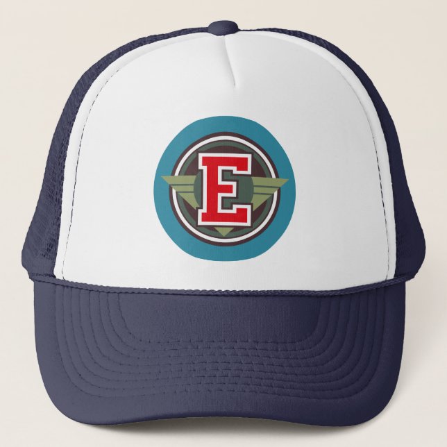 Casquette Conception de lettre personnalisée "E" (Devant)
