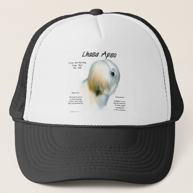 Casquette Conception de l'histoire de Lhasa Apso (Devant)