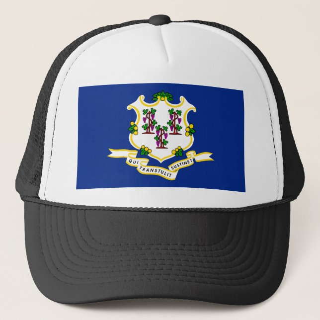 Casquette Conception de l'indicateur d'état Connecticut (Devant)