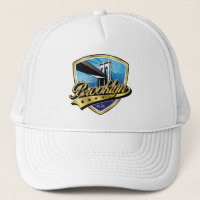 Conception de logo Brooklyn Elegant Gold Swoosh