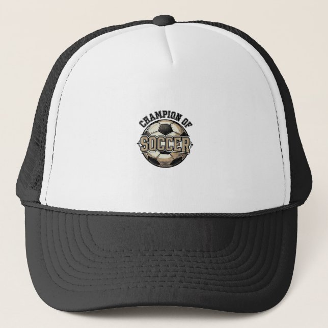Casquette Conception de maillot de champion de balle de foot (Devant)