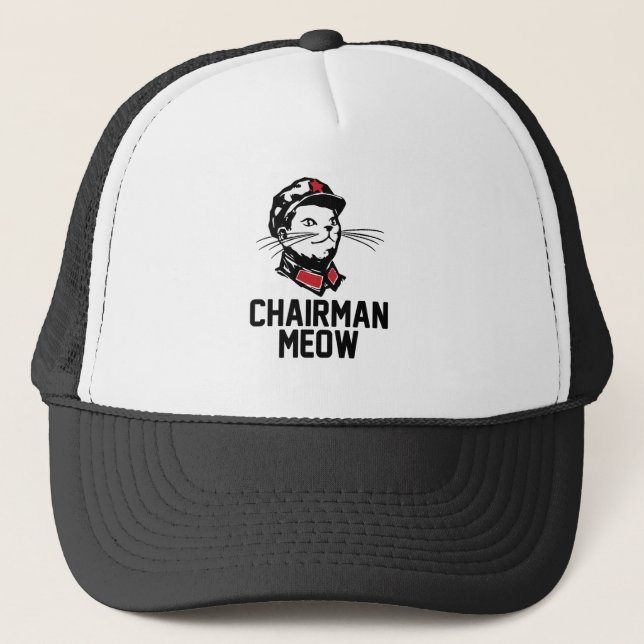Casquette Conception de Meow de Président (Mao) (Devant)