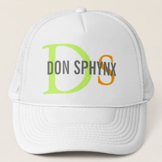 Casquette Conception de monogramme de chat de Don Sphynx