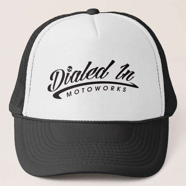 Casquette Conception de motocyclette style années 1960 (Devant)