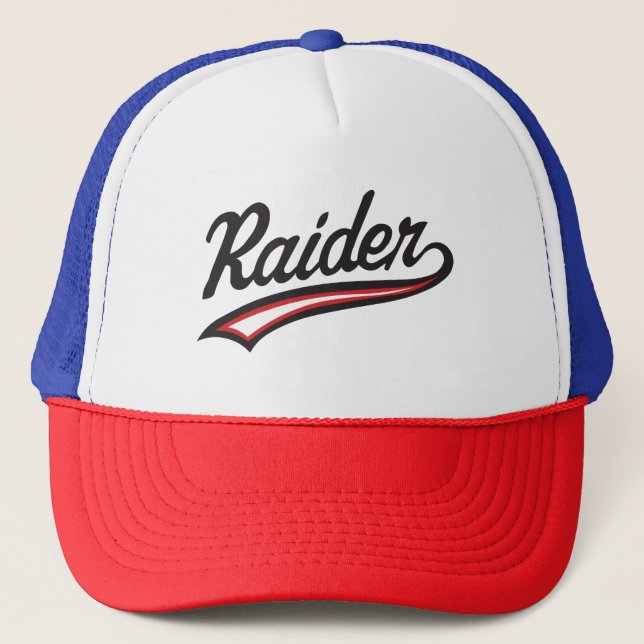 Casquette Conception de nom de Raider (Devant)