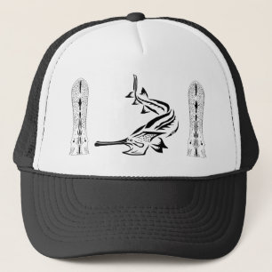 Casquette Conception de Paddlefish et d'estrade