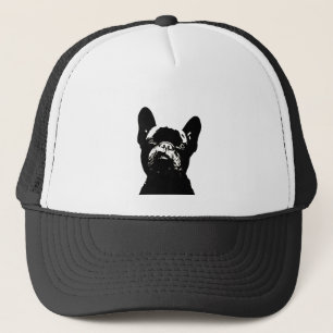 Casquette Conception de pochoir de bouledogue français