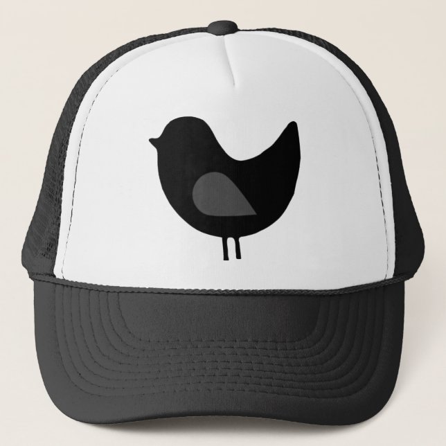Casquette Conception de silhouette d'oiseau ! (Devant)