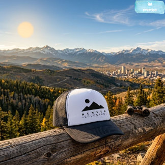 Casquette Conception de silhouette noire minimaliste de couc