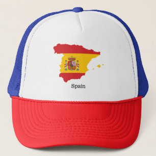 Casquette Conception de souvenir de drapeau d'Espagne dans u