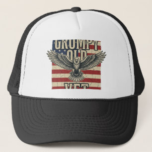 Casquette Conception de T-shirt de drapeau d'aigle patriotiq