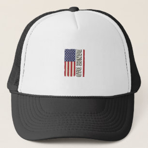 Casquette Conception de T-shirt de drapeau vintage patriotiq