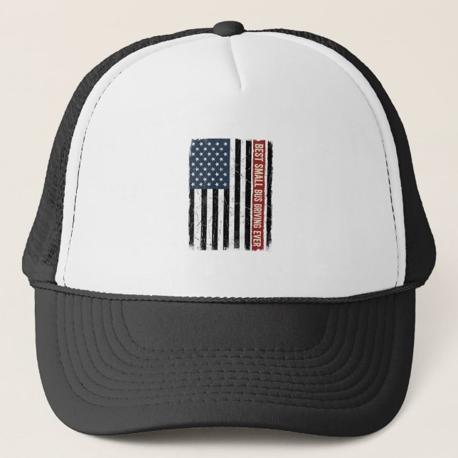 Casquette Conception de T-shirt Drapeau de Conducteur de Bus (Devant)
