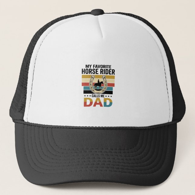 Casquette Conception de t-shirt Mon cavalier de cheval préfé (Devant)