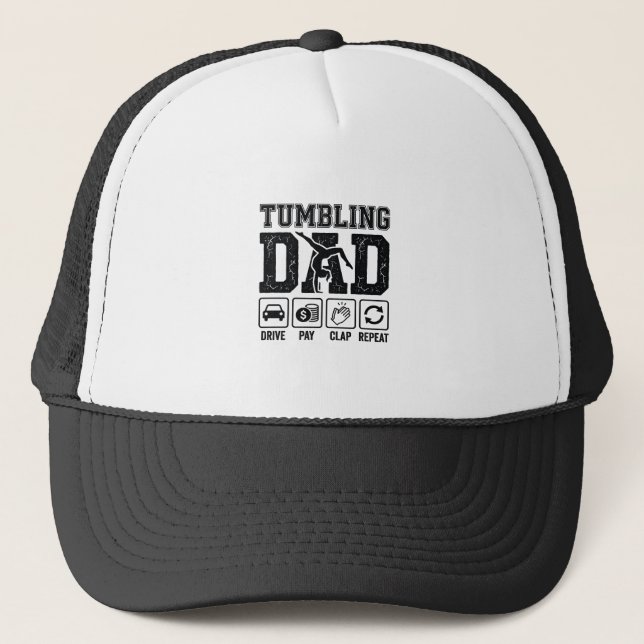 Casquette Conception de T-shirt Tumbling Dad Drive Pay Clap  (Devant)