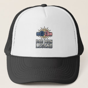 Casquette Conception de T-Shirt vintage légendaire pour papa