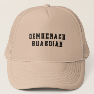 Casquette Conception de texte Gardien de la démocratie