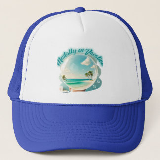 Casquette conception de vacances mentales