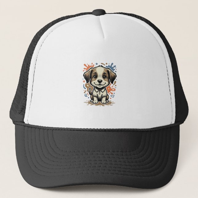 Casquette Conception de vecteur de gravure d'éclaboussure de (Devant)