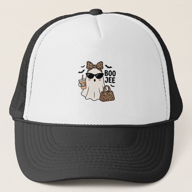 Casquette Conception de vecteur de noeud de léopard de fantô (Devant)