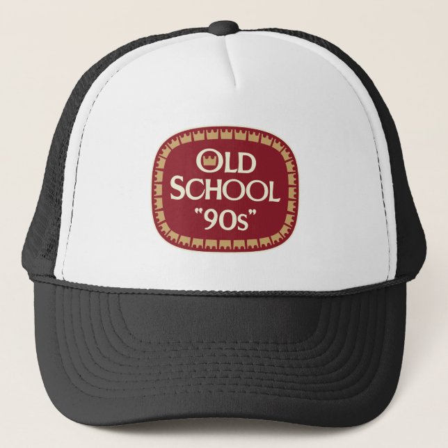 Casquette Conception d'étiquette de malt liquor Old School 9 (Devant)