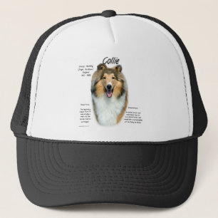 Casquette Conception d'histoire de colley (sable rugueux)