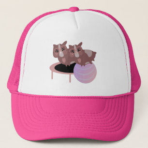 Casquette Conception drôle de fitness pour cochons d'Inde