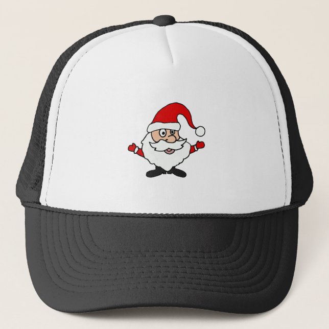 Casquette Conception drôle de Noël du père noël (Devant)