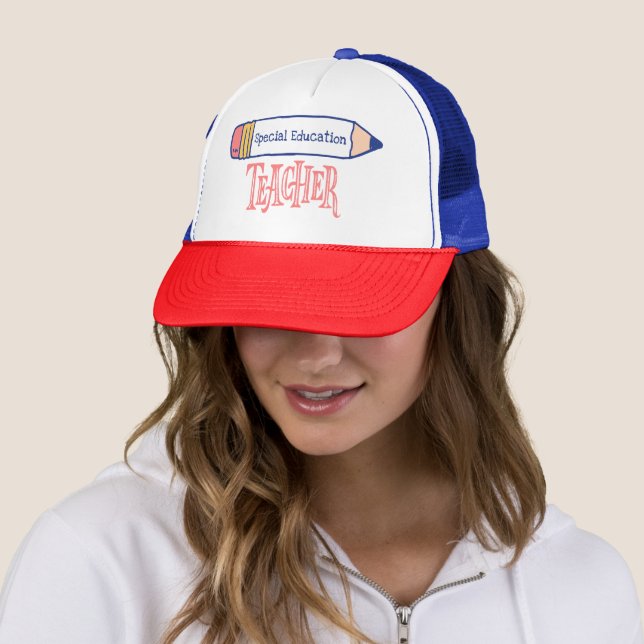 Casquette Conception du crayon enseignant de l'éducation spé (En situation)