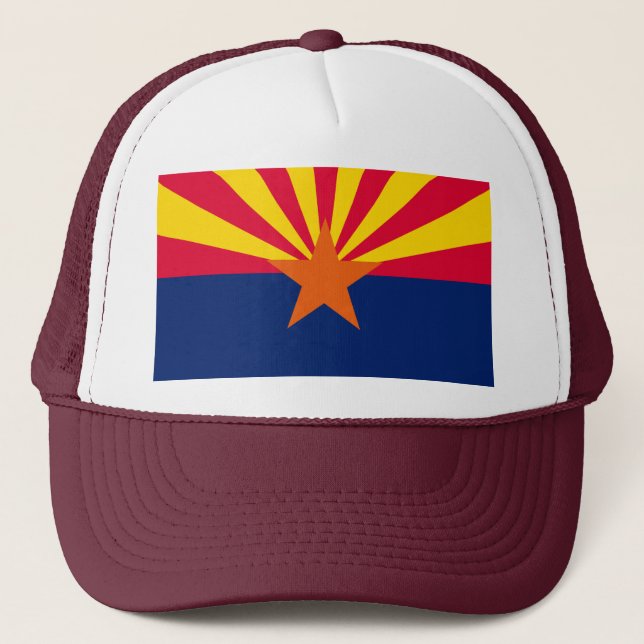 Casquette Conception du drapeau de l'État de l'Arizona (Devant)
