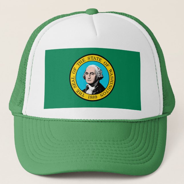 Casquette Conception du drapeau de l'État de Washington (Devant)