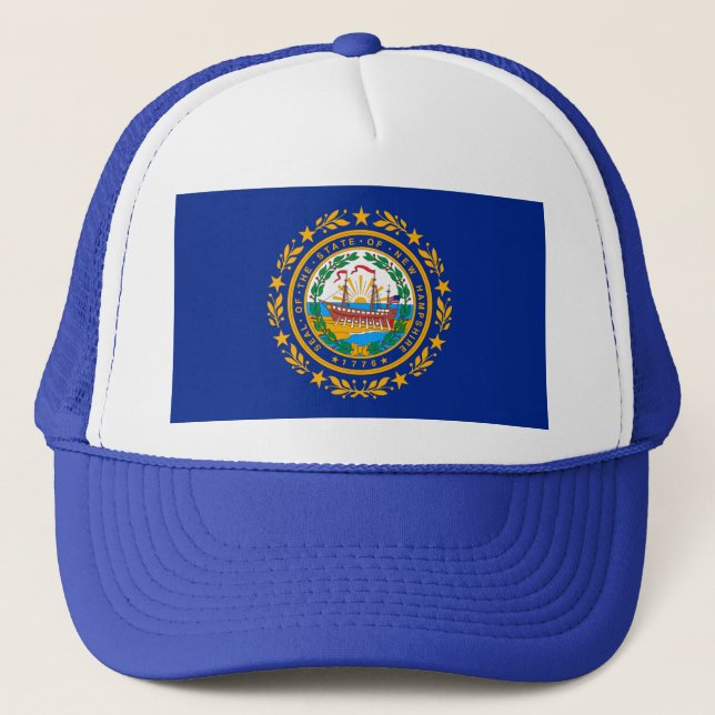 Casquette Conception du drapeau d'état du New Hampshire (Devant)