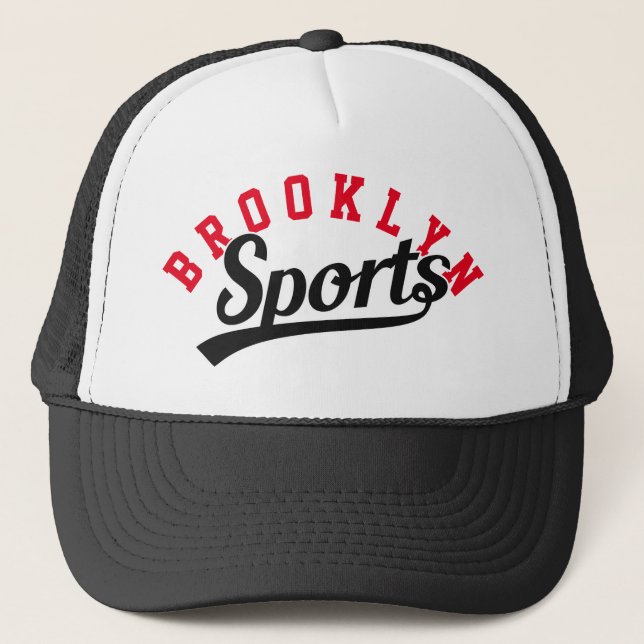 Casquette Conception du texte : SPORTS noir + votre propre t (Devant)
