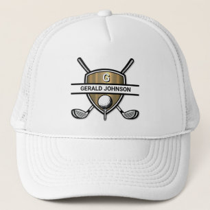Casquette Conception élégante de monogramme de golf personna