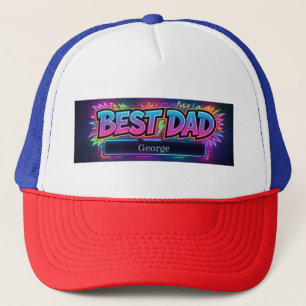 Casquette Conception "MEILLEUR PÈRE" avec espace réservé pou