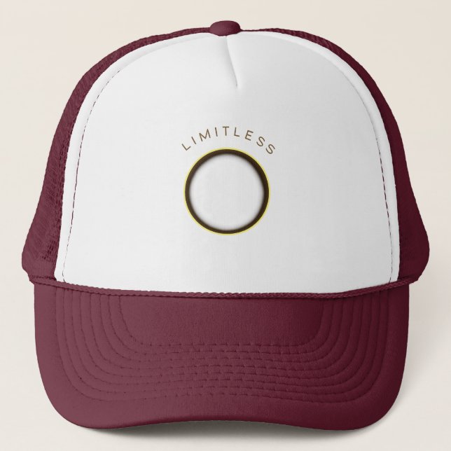 Casquette Conception Minimaliste Sans Limite - Mode Unisex M (Devant)