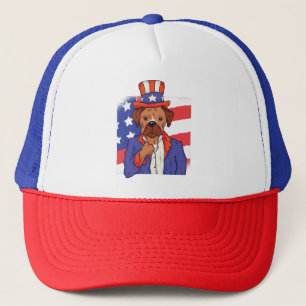 Casquette Conception patriotique USA pour chiens du 4 juille