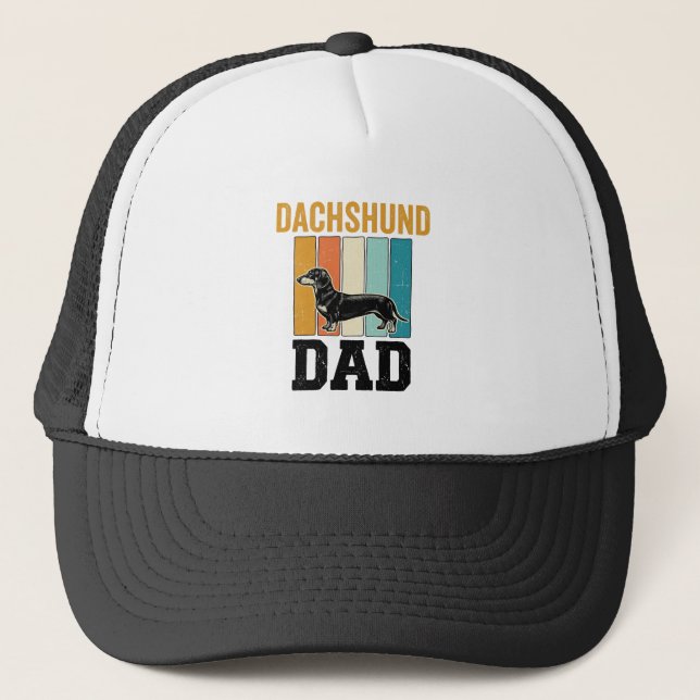 Casquette Conception vectorielle pour amateur de chien père  (Devant)